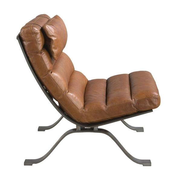 Angel Cerdá Dark Brown Leather Armchair 5161
