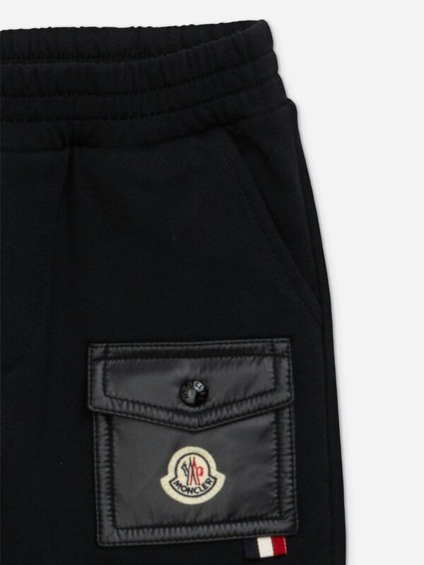 Moncler Enfant Baby Boys Logo Pocket Joggers in Black