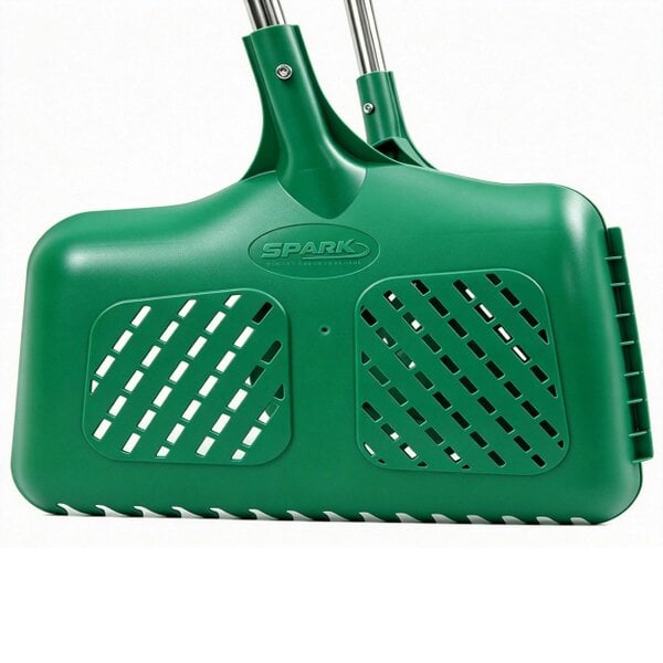Gr8 Garden 2in1 Garden Leaf Grabber Rake Telescopic Long Handle Collector Leaf Scoops Green