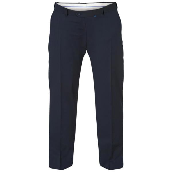 Duke Mens D555 Supreme Stretch Kingsize Trousers - Navy