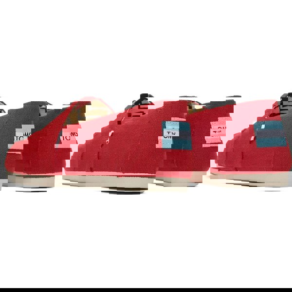 TOMS Alpargata 100% Cotton Men's Red Espadrilles