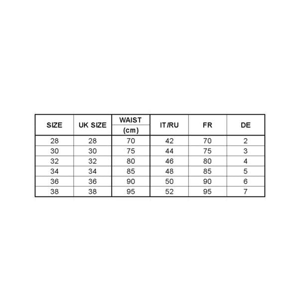 Aqua Sphere Essential mens jammer 28 inch waist size chart in cm UK sizes