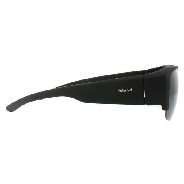 Polaroid Suncovers Fitover Sunglasses PLD 9007/S DL5 Y2 Black Grey Polarized