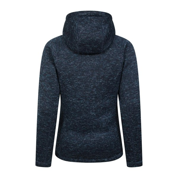 Mountain Warehouse Womens/Ladies Nevis Faux Fur Lined Full Zip Hoodie - Navy