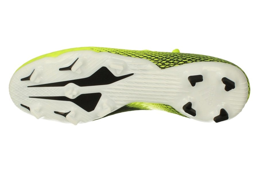 Adidas X Ghosted.3 FG Mens Football Boots  FW6948 - Yellow Black Blue Fw6948 - Photo 4