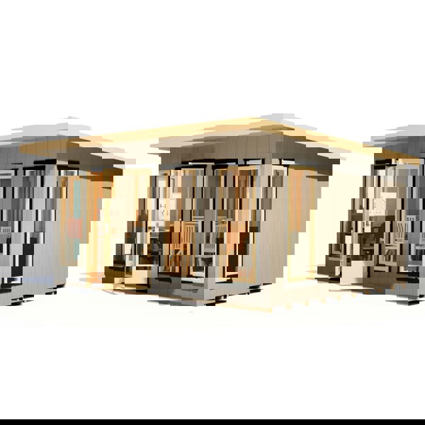 16x12 insulated Garden Studio Office Pent Roof - Best Shed