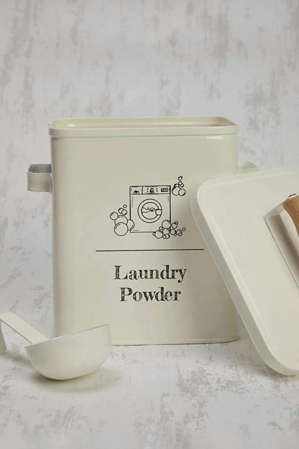 Wooden Lid Metal Bathroom Organiser