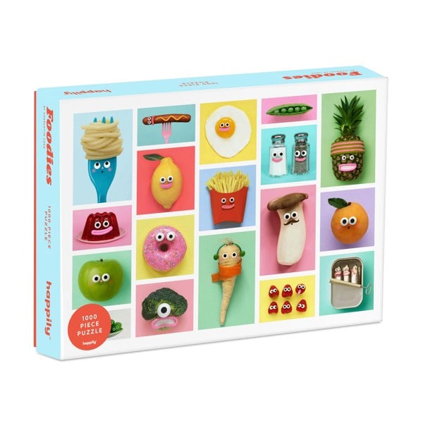 Happily Foodies - 1,000 Piece Jigsaw Puzzle