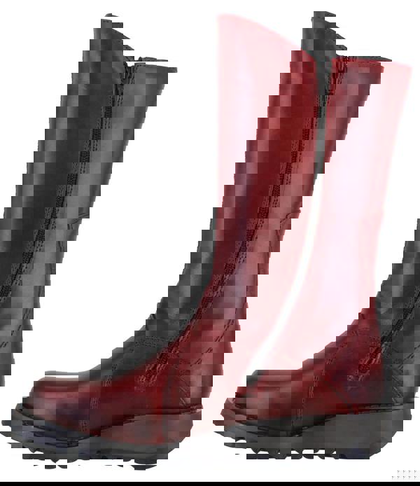 Fly London Mes 2 Womens Wedge Heel Leather Buckle Mid-Calf Boots