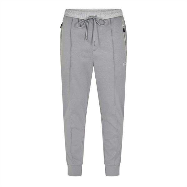 Boss Mens Hadiko Mirror Joggers - Medium Grey - 