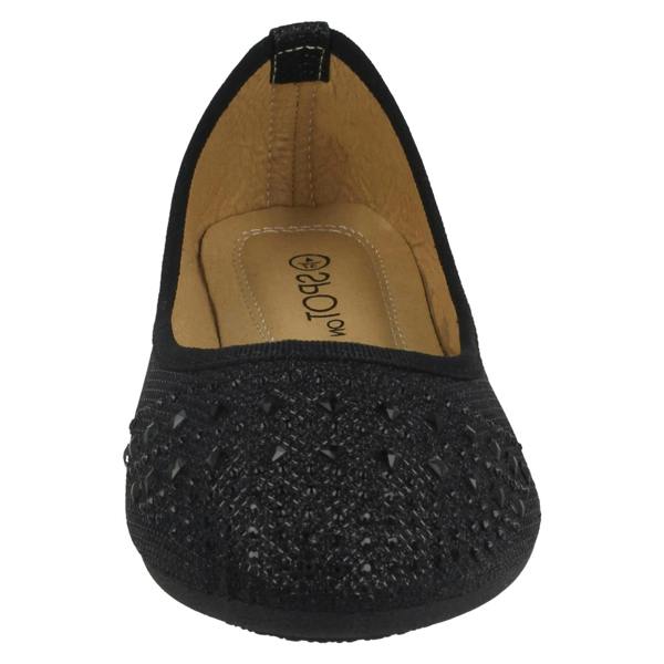 Spot On Ladies Spot On Flat Ballerinas