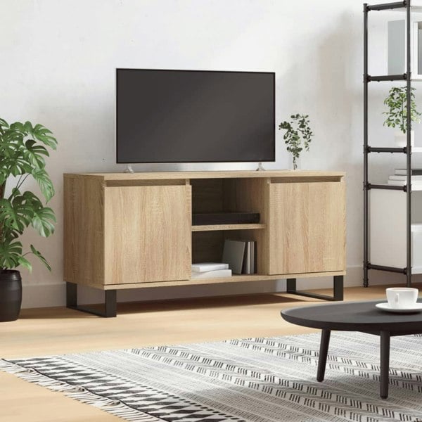 Berkfield TV Cabinet Sonoma Oak 104x35x50 cm Engineered Wood