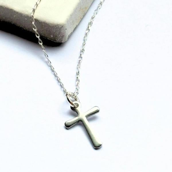 Aye Do Gifts Silver Cross Charm Necklace