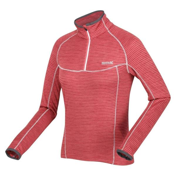 Regatta Womens/Ladies Yonder Raglan Long-Sleeved Sweatshirt - Mineral Red - 
