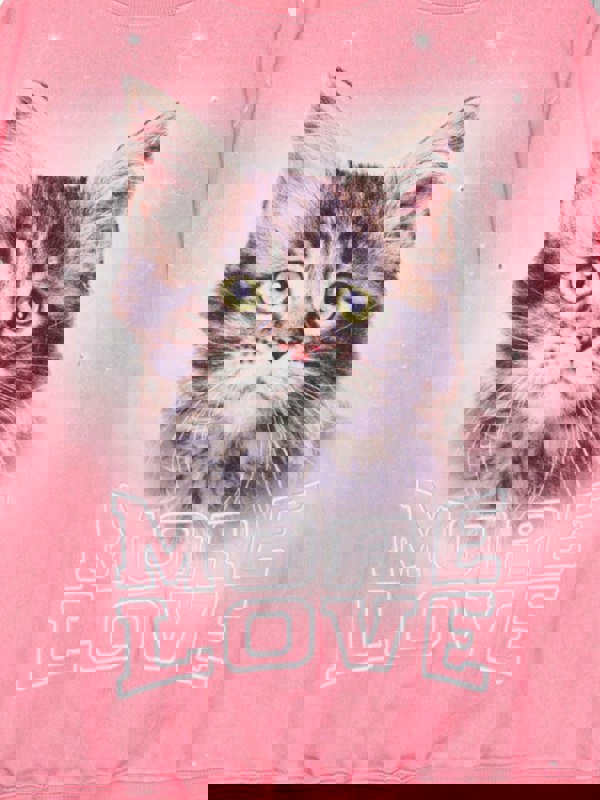 Molo Girls Be Happy Sweatshirt in Pink