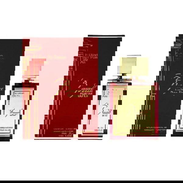 Asten Burraak Rouge Elixir 100ml EDP bottle and box front view