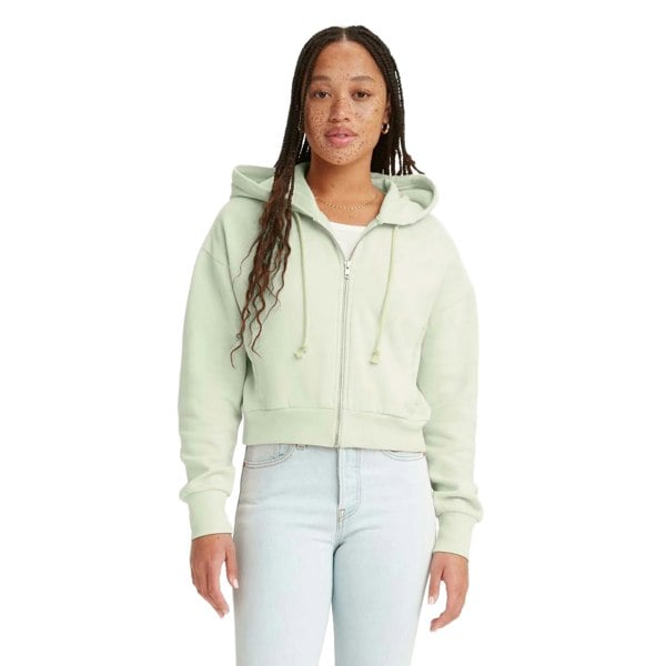 Levis Womens/Ladies Full Zip Hoodie - Green