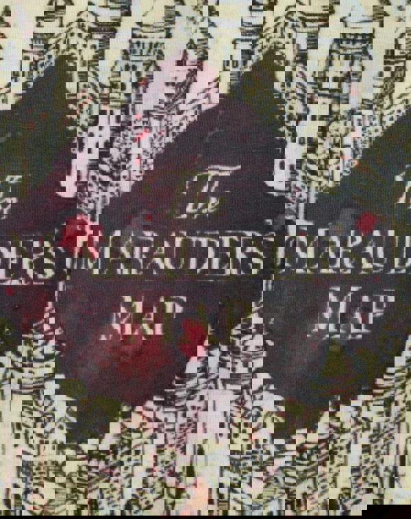 Harry Potter Boys White Marauders Map Graphic Short Sleeved T-Shirt