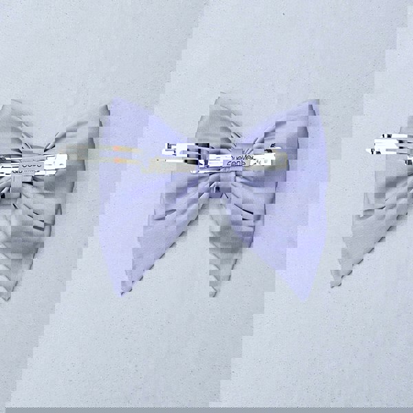 Lilac Satin Hair Bow Hair Clip