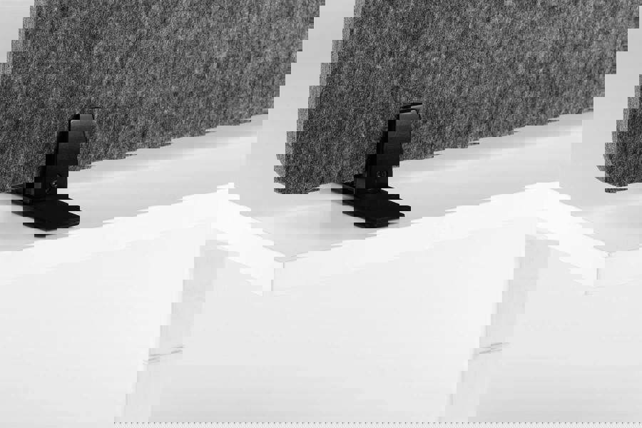 Durable Felt Desk Divider Panel | Visual Acoustic Privacy Partition 120cm | Grey