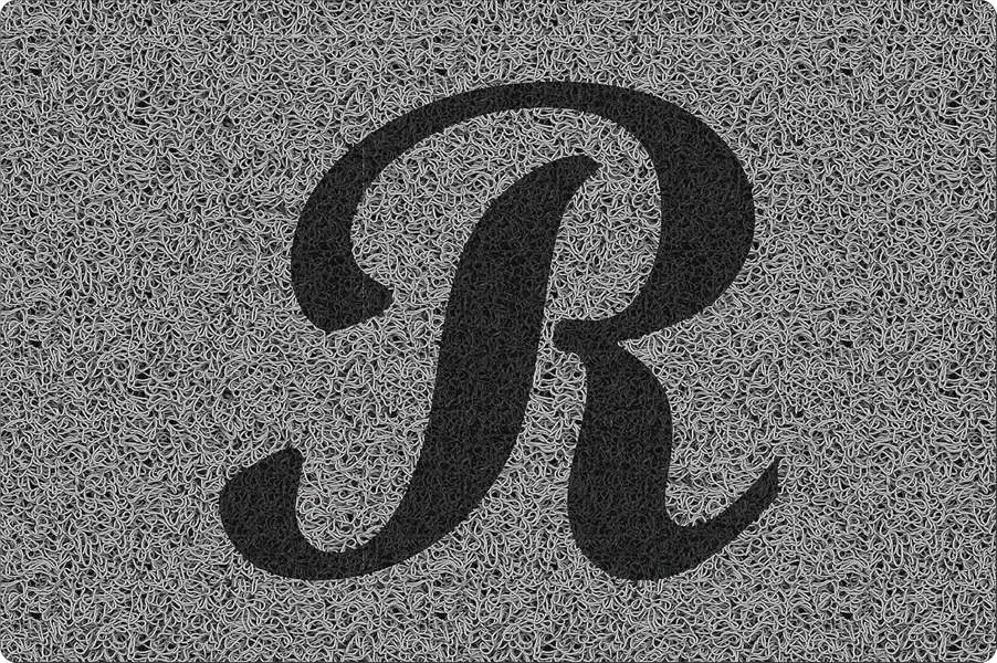 Nicoman Personalised Monogrammed Initial Letter Doormat 60 x 40cm