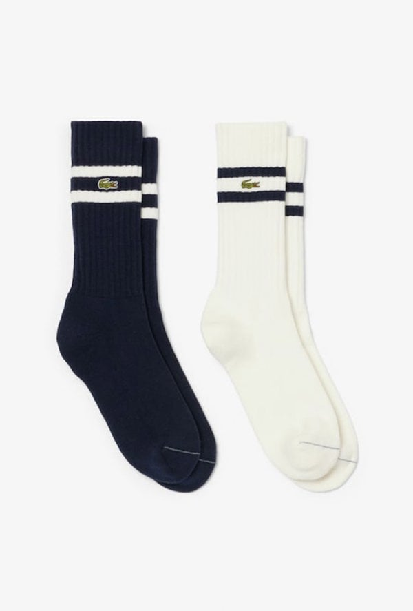 Lacoste Men's Ribbed Cotton Socks