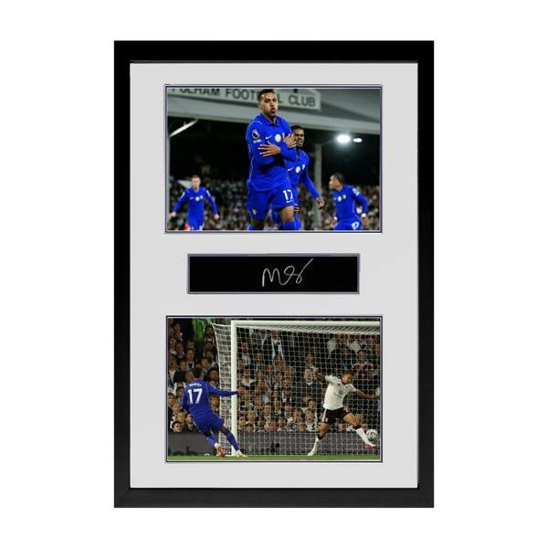 Morgan Rogers Signed Chelsea Plaque Iconic Frame