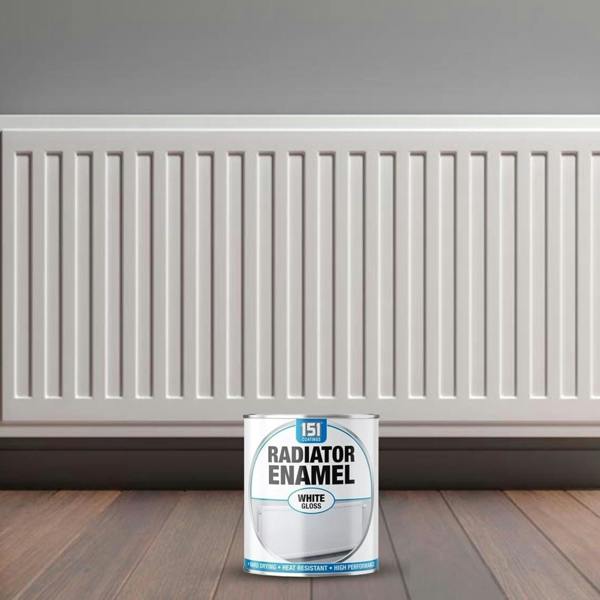 151 12X Radiator Enamel White Gloss Paint 300ml