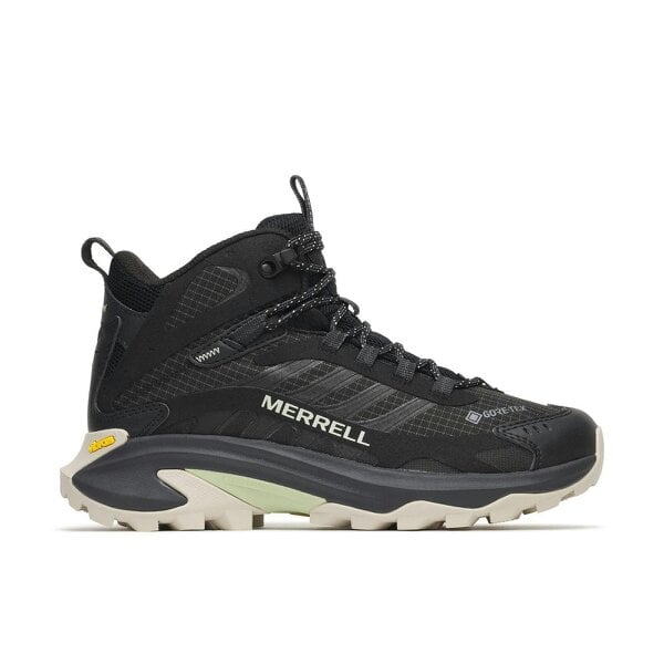 Merrell Womens Moab Speed 2 Mid GTX Gore-Tex Walking Hiking Boots Black J037826