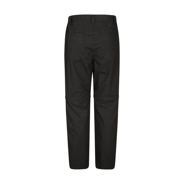 Mountain Warehouse Women's Quest Zip-Off Hiking Trousers - Black