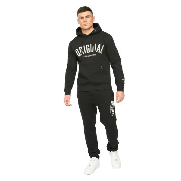 Crosshatch Mens Kensby Joggers - Black - 