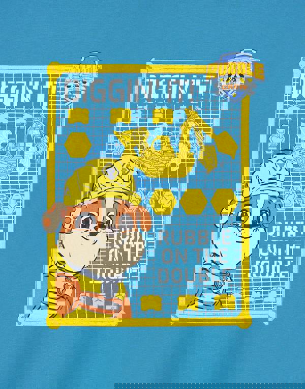 Paw Patrol Boys Blue Diggin' It Short Sleeved T-Shirt