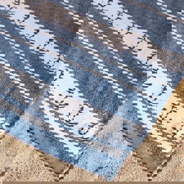 Catherine Lansfield Anchors Cotton Extra Large Beach Towel