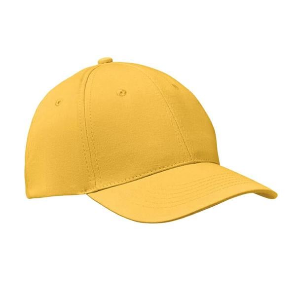 MidOcean Basie 6 Panel Baseball Cap - Yellow - 