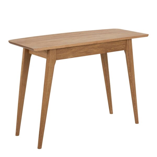 Wyld Haus Milan Oak Veneer Desk with Integrated Drawer
