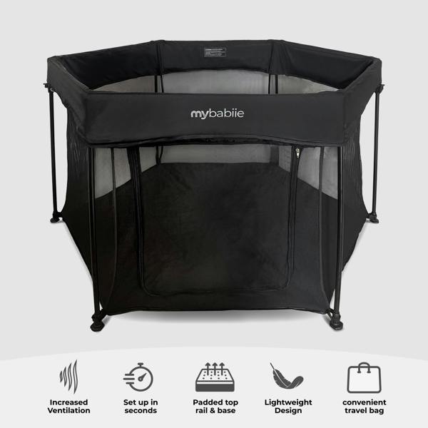 My Babiie Baby Playpen - Black