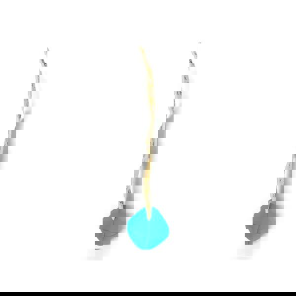 Turquoise white driftwood bookmark with Speedo tiger dive balls orange green