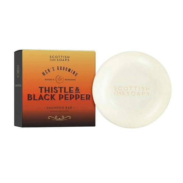 Scottish Fine Soaps Thistle & Black Pepper Shampoo Bar 100 g