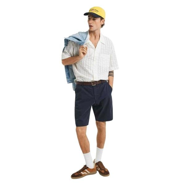 Gant Mens Regular Chino Shorts - Marine - 