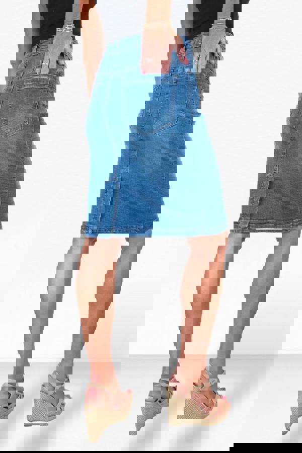 Paulo Due Women's Knee Length Denim Skirt