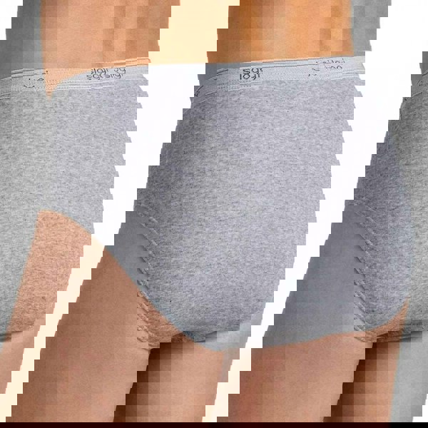 Sloggi Basic Men's Midi Brief, Grey Melange