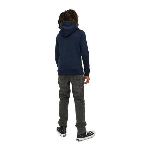 Jack And Jones Boys Bradley Drawstring Hoodie - Navy Blazer - 