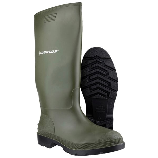 Dunlop Adults Unisex Pricemastor Wellies - Green