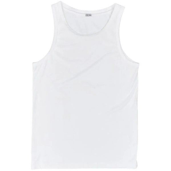 Hom Supreme Cotton Tank Top Vest, White