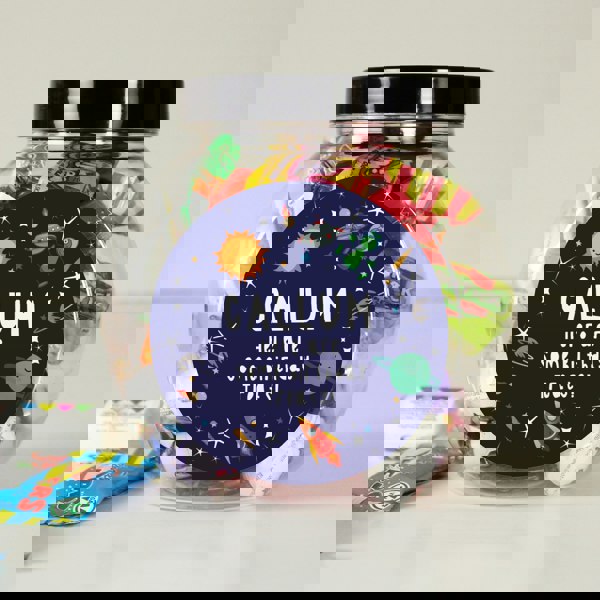 Personalised Memento Company Personalised Space Sweet Jar