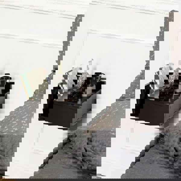 Furniture To Go Ashlan Bedside Table in Black