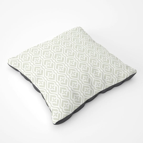 Warren Reed Abstract Ornament Pattern Floor Cushion