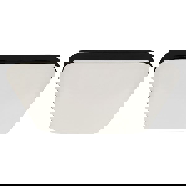 Milagro Nemo 17W(100W) Ceiling Lamp A Stylish Robust 33cm Ceiling Lamp With Matt Black Edging Outdoor Or Bathroom