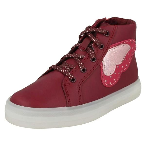 Clarks Girls Clarks Light Up Sole Ankle Boots Flare Sparky K