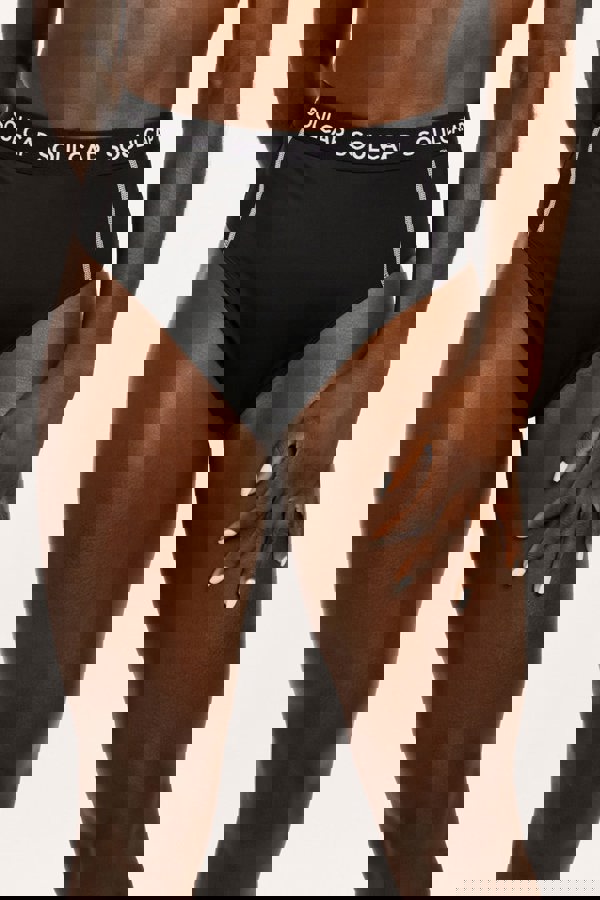 SOUL CAP Women's High-Waisted Bikini Bottoms